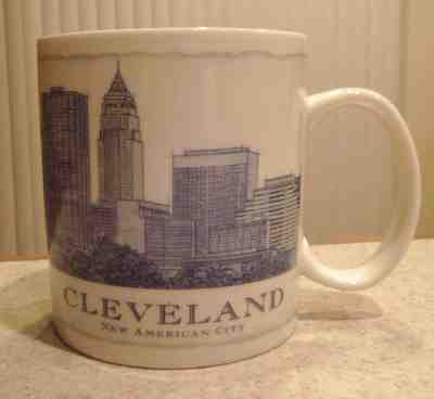 2007 Starbucks 18oz Cleveland Ceramic Coffee Mug in Perfect Condition - Sold on eBay Nov, 26th 2018 for $14.99