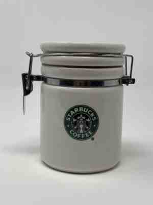 Starbucks Coffee Bean Storage Canister Jar W/ Tight Locking Lid 2007 4.5" 9oz  - Sold on eBay Nov, 26th 2018 for $12.05