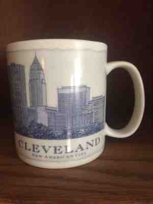 2008 Starbucks Cleveland Coffee Mug Architecture Series New American City 18oz - Sold on eBay Nov, 26th 2018 for $14.99