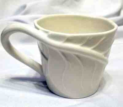 Starbucks Coffee Company 2008 White Wrap Leaf Coffee Mug 10 fl oz - Sold on eBay Nov, 26th 2018 for $10.99