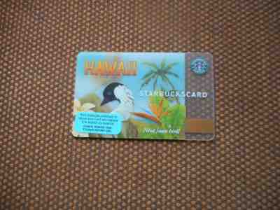 QTY 2 CARDS  2008 USA 'GEM MINT' "HAWAIIAN GOOSE" STARBUCKS CARD - Sold on eBay Nov, 25th 2018 for $11.00
