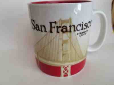 Starbucks  2009 San Francisco Global Icon Collector City Series Mug 16 oz  - Sold on eBay Nov, 28th 2018 for $69.00