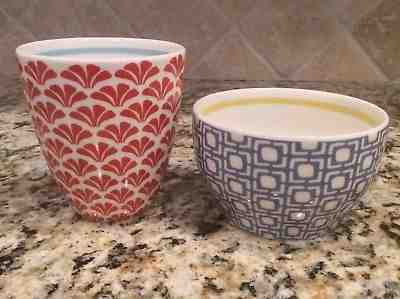 2009 STARBUCKS NESTING CUP MUG BOWL TEA BONE CHINA NO HANDLE SET OF 2 FREE SHIP! - Sold on eBay Nov, 27th 2018 for $23.00