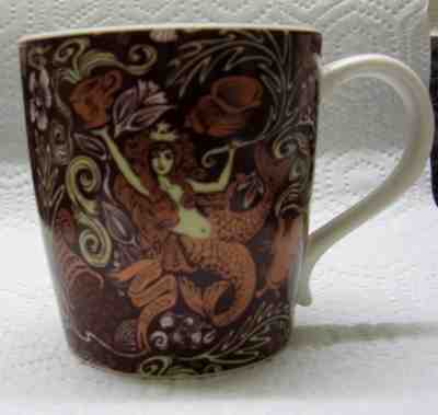 STARBUCKS MERMAID SIREN COFFEE MUG 2009 ANNIVERSARY  COPPER BROWN 12 OZ NEW - Sold on eBay Nov, 27th 2018 for $14.95