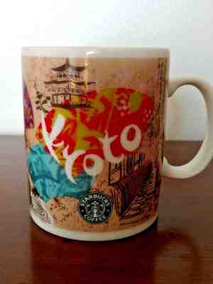 Starbucks Kyoto Japan 2009 Ceramic Mug Geisha Temple Garden Design  - Sold on eBay Nov, 25th 2018 for $12.00