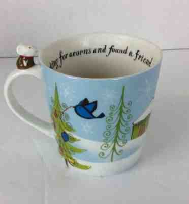2010 Starbucks Coffee Tea Christmas Cup Mug Huxley Mouse Squirrel Friends - Sold on eBay Nov, 28th 2018 for $13.49