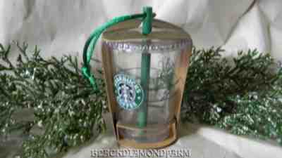 STARBUCKS COLD CUP ORNAMENT  * 2010 * - Sold on eBay Nov, 27th 2018 for $12.50