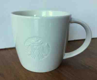 Starbucks Coffee 2010 Embossed G White Siren G Mug 16 oz - Sold on eBay Nov, 27th 2018 for $22.99