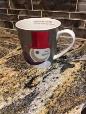 Starbucks Coffee 2011 Christmas Mug Cup Snowman When We're Together  - Sold on eBay Nov, 28th 2018 for $10.99