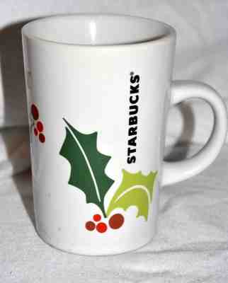 2011 Starbucks Christmas Holiday Holly Tall White Coffee Cup Excellent Condition - Sold on eBay Nov, 28th 2018 for $9.99