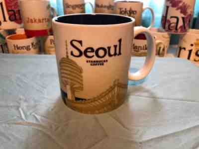 Starbucks Coffee Seoul Korea Global Icon City Collector Series 16oz Mug 2011 - Sold on eBay Nov, 27th 2018 for $49.97