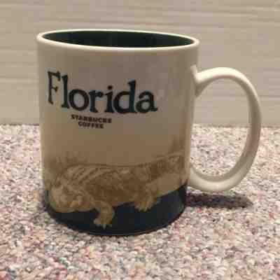 2011 Starbucks Florida Collector Series Alligator Coffee Mug Cup 16oz - Sold on eBay Nov, 27th 2018 for $19.00
