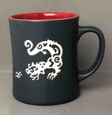 2011 Starbucks Coffee Co. Dragon Bone China Large Tea Mug Cup Matte Black Red  - Sold on eBay Nov, 26th 2018 for $24.99