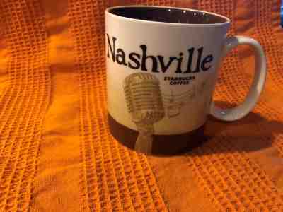 Starbucks NASHVILLE Coffee Mug (2012) 16oz. COLLECTOR SERIES Nashville - Sold on eBay Nov, 28th 2018 for $15.00