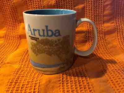 Starbucks ARUBA Coffee Mug (2012) 16oz. COLLECTOR SERIES Aruba - Sold on eBay Nov, 28th 2018 for $13.00