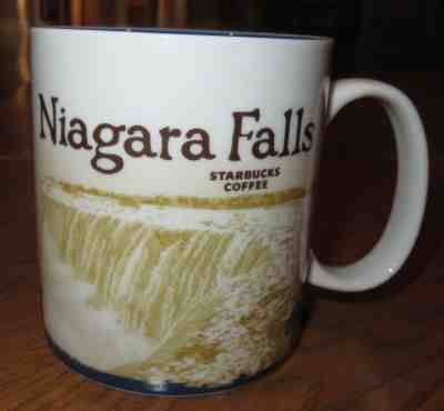 New STARBUCKS Collector Series NIAGARA FALLS ICON 16 oz Coffee Cup MUG 2012 NWT - Sold on eBay Nov, 28th 2018 for $44.99