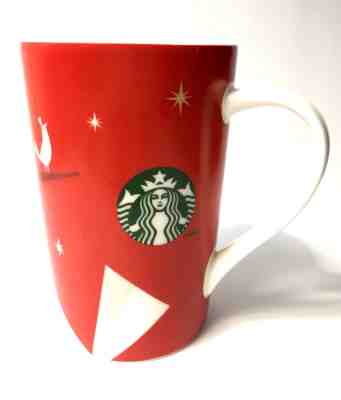2012 Starbucks Tall Coffee Mug Cup 12 Oz. Partridge Holiday Christmas Bird Logo - Sold on eBay Nov, 27th 2018 for $7.45
