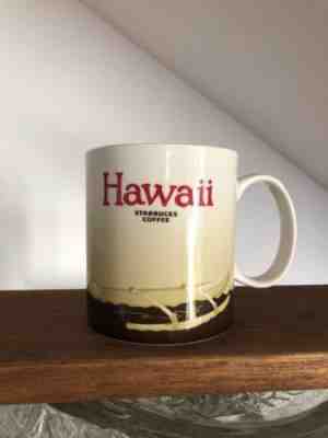 Starbucks Hawaii Coffee Mug Cup City Icon Series Collection Collector 16oz 2012 - Sold on eBay Nov, 27th 2018 for $16.00