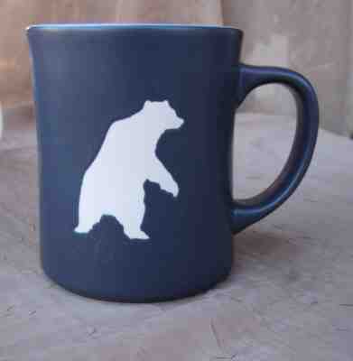 STARBUCKS 2012 16 oz YUKON BLEND BLACK ETCHED BEAR MUG EUC 7844  - Sold on eBay Nov, 27th 2018 for $9.99