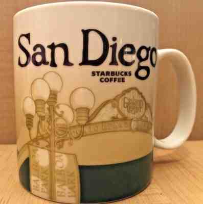 Starbucks San Diego Collectors Series City Coffee Mug Global Icon Cup 2012 16 oz - Sold on eBay Nov, 26th 2018 for $24.99