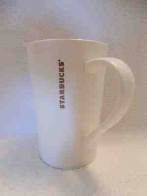 STARBUCKS COFFEE 2012 White Ceramic Mug with Gold Lettering 12 oz. - NWT - Sold on eBay Nov, 26th 2018 for $4.99