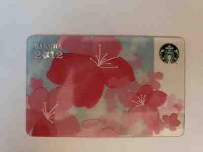 Starbucks Japan 2012 "Sakura" Gift Card - Sold on eBay Nov, 26th 2018 for $25.00