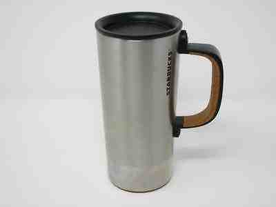 Starbucks Stainless Steel Travel Cup Insulated 12oz w/Cork Handle 2012 EXCELLENT - Sold on eBay Nov, 25th 2018 for $13.50