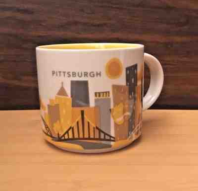 Starbucks Pittsburgh Cup Mug - 2013 You Are Here Collection - Sold on eBay Nov, 28th 2018 for $21.95
