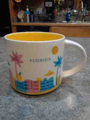 2013 Starbucks Coffee Mug You Are Here Collection Florida Tea Cup            - Sold on eBay Nov, 28th 2018 for $10.00