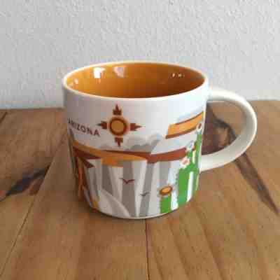 Starbucks Arizona You Are Here YAH Coffee Mug Cup Cactus Sun 14oz 2013 - EUC! - Sold on eBay Nov, 27th 2018 for $8.76