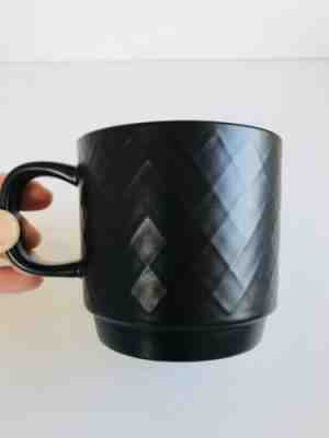STARBUCKS BLACK DIAMOND EMBOSSED COFFEE MUG 12oz 2013 - Sold on eBay Nov, 27th 2018 for $4.50