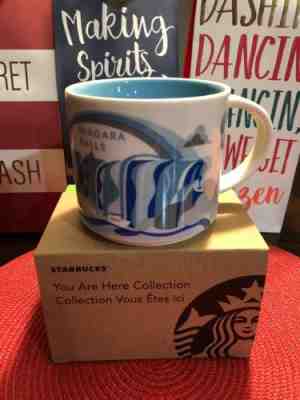 New 2013 Starbucks Niagara Falls NY Ceramic 14 Oz Mug "You Are Here" Series - Sold on eBay Nov, 26th 2018 for $32.00