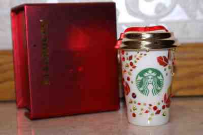 NEW 2013 Starbucks Ornament Swarovski Crystal Holiday - FREE SHIPPING - MINT!!  - Sold on eBay Nov, 26th 2018 for $59.95
