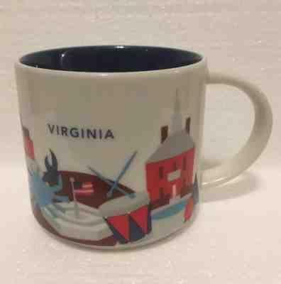 Starbucks Coffe Cup Mug 2014 Virginia You Are Here Collection - Sold on eBay Nov, 28th 2018 for $11.99
