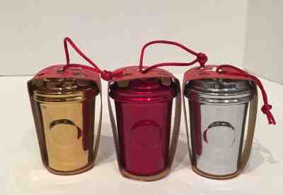 Starbucks 2014 Ceramic Christmas Ornament Lot of 3 Free Shipping New - Sold on eBay Nov, 27th 2018 for $39.98