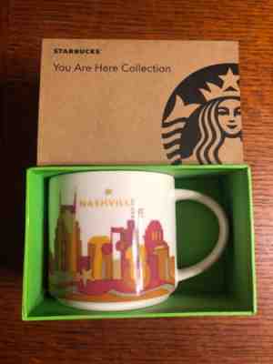 Starbucks NASHVILLE  - YOU ARE HERE Collection 2014 14 oz Coffee Mug Cup - Sold on eBay Nov, 27th 2018 for $25.00