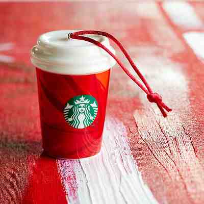STARBUCKS 2014 CHRISTMAS ORNAMENT (RED PAPER CUP) *BRAND NEW in PACKAGE!! - Sold on eBay Nov, 26th 2018 for $7.95