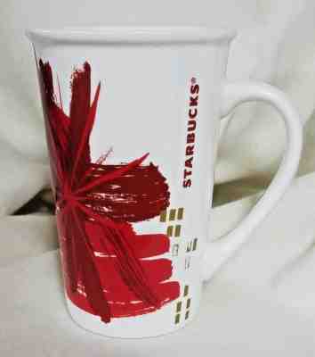 Starbucks Christmas 2014 Holiday Starburst Flower Coffee Cup Mug 12 oz tea  - Sold on eBay Nov, 25th 2018 for $3.00