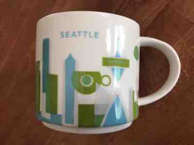 Starbucks Seattle You Are Here Collection Coffee Mug 14 oz 2015 - Sold on eBay Nov, 28th 2018 for $16.99
