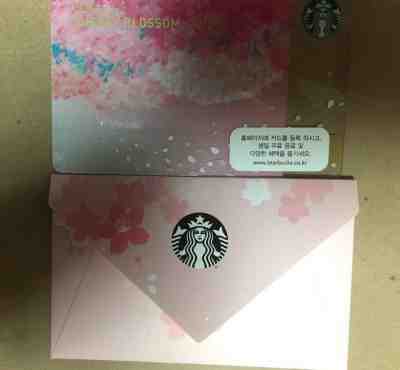 Starbucks Korea 2015 Cherry Blossom Card - Sold on eBay Nov, 28th 2018 for $6.00