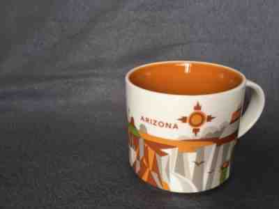 STARBUCKS Mug You Are Here Collection Arizona w/Cactus 2015 14oz Coffee Ceramic - Sold on eBay Nov, 27th 2018 for $22.50