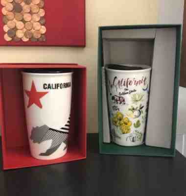 STARBUCKS TUMBLER CALIFORNIA 12 Oz 2015 2016 NEW WITH TAGS RARE - Sold on eBay Nov, 27th 2018 for $70.00