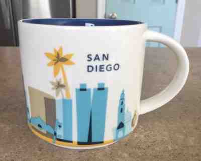 Starbucks 14 Oz. San Diego 2015 You Are Here Mug - Sold on eBay Nov, 27th 2018 for $11.38