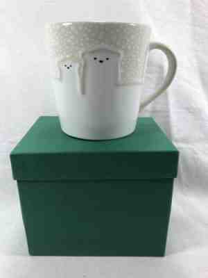 Starbucks Holiday Christmas Polar Bear Coffee Mug Cup White Ceramic 2016 NIB - Sold on eBay Nov, 28th 2018 for $27.30