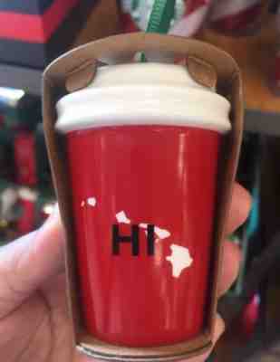 Starbucks 2016 Hawaii State Christmas Holiday Ornament - Brand New - Sold on eBay Nov, 28th 2018 for $11.99