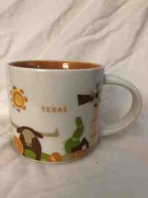 Starbucks You Are Here Collection 2016 Texas 14 oz. Cup Mug - Sold on eBay Nov, 28th 2018 for $8.99