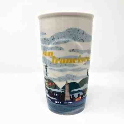 Starbucks SAN FRANCISCO Ceramic Tumbler Travel Cup 2016 New with Tag - Sold on eBay Nov, 26th 2018 for $40.00