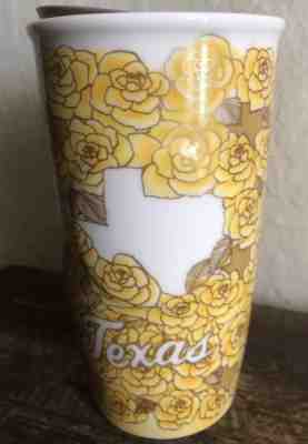 2016 Starbucks 10 Oz. Texas Tumbler Yellow Rose Design W/ Lid-EUC! - Sold on eBay Nov, 26th 2018 for $34.99