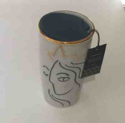 Starbucks White Gold Mermaid Anniversary 2017 Mug Cup Siren Coffee Travel NWT - Sold on eBay Nov, 27th 2018 for $18.00