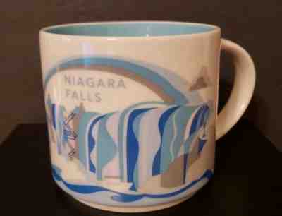 STARBUCKS YAH Niagara Falls You are Here Jazz 2017 Ceramic Coffee Mug 14 oz - Sold on eBay Nov, 27th 2018 for $21.81